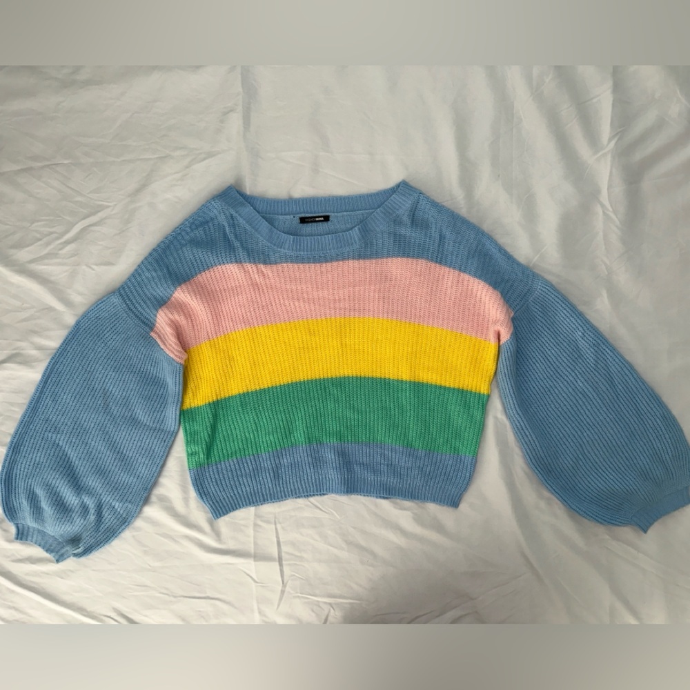 Color Block Sweater Size Large